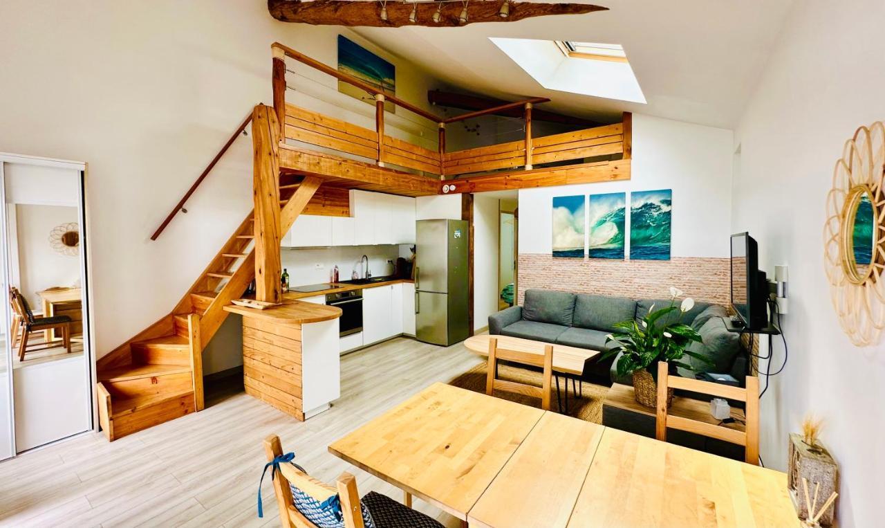 Sunny - Charmant Duplex Avec Terrasse Privative Tosse ภายนอก รูปภาพ